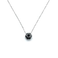 Collana Comete Uomo in Oro bianco Diamante UGL 547 - UGL 547